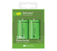 Gp Recyko Plus C 2200mAh Batterie Nimh 2er Blister