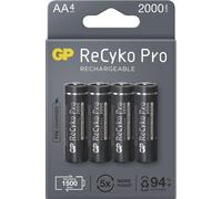 GP Recyko Pro 2000. 4 piles AA rechargeables