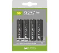 GP ReCyko+ Pro 210AAHCBE-2FRB4 - Batterie 4 x type AA - NiMH - (rechargeables) - 2000 mAh G