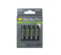 GP ReCyKo PRO LR6/AA 2000mAh - Pack de 4 accus PRO rechargeables NiMH - Special PhotoFlash