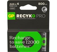 GP Recyko Pro NiMH-Akku AAA HR03 800 mAh 4er-Pack