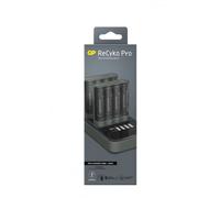 GP ReCyKo PRO P461 USB - 2 chargeurs rapides PRO + 8 accus LR6/AA 2000mAh Pro + Station d'accueil double emplacement
