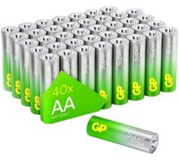 GP Piles alcalines G-Tech Longlife AA 1,5 V (LR06) Lot de 40