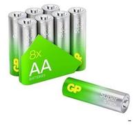 GP Super Pile LR6 (AA) alcaline(s) 1.5 V 8 pc(s) Blanc