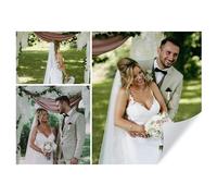 GP TONER Affiche Personnalisée Multi Photo Collage Téléchargez vos propres photos Design Parfait pour votre décoration intérieure 70x50 cm