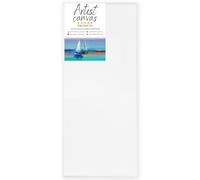 GP TONER Toile à Peindre Blanc Toiles Fournitures Artiste Peinture Différentes Tailles Lattes de Bois 40x120 cm Adaptées pour Acryliques, Huile, Aquarelle, Enfants, Débutants