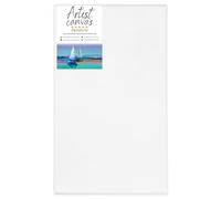 GP TONER Toile à Peindre Blanc Toiles Fournitures Artiste Peinture Différentes Tailles Lattes de Bois 60x100 cm Adaptées pour Acryliques, Huile, Aquarelle, Enfants, Débutants