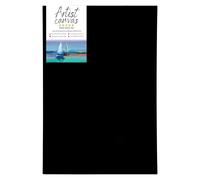 GP TONER Toile à Peindre Noir Toiles Fournitures Artiste Peinture Différentes Tailles Lattes de Bois 60x80 cm Adaptées pour Acryliques, Huile, Aquarelle, Enfants, Débutants