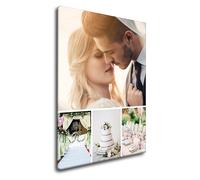 GP TONER Votre PHOTO sur Toile Personnalisé Collage PROPRE PHOTO Cadeaux Motif Impression d'Art Photo Déco murale avec vos photos 40x50 cm