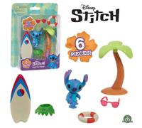 GP TOYS Disney Stitch - Coffret Surf, Palmier et Figurine