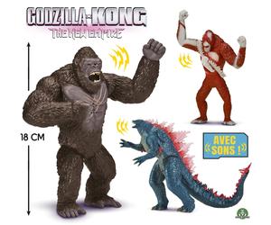 GP TOYS Godzilla x Kong 2 - Figurine Deluxe Articulée de 18 cm Electronique - Asst