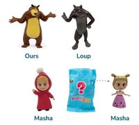 GP TOYS Masha et Michka - Coffret Figurines 4 figurines (dont 1 surprise)