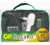 GP Travel Kit 1 chargeur ReCyko+ AR02, 4 piles rechargeables ReCyko+ AA, 2 piles rechargeables ReCyko+ AAA