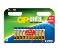 Gp batteries - Ultraplus alkaline aaa/lr03 blister avec 10 batteries 1,5 V, 151168 (blister avec 10 batteries 1,5 V pour produits avec haute utilisation de power. Nordic Ecolabel. The most powerful gp bat.)