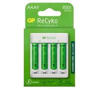 Gp USB Chargeur de Batterie Aa / AAA + 4x AAA Recyko 800mAh Micro LR03 Batterie