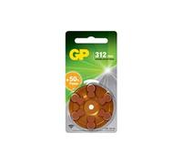 GP ZA312 - Batterie - appareil auditif 6 x PR41 / 312 - Zinc Air
