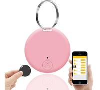 Gp90 - Tracker GPS Précis, Mini Traceur GPS Magnétique pour Voiture, Real-Time Keys Finder and Item Locator avec Localisation en Temps Réel, Les Sacs À Bandoulière Et Les Sacs À Dos (Pink 1PC)