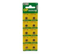 GPBM Carte de 10 piles LR41 Alcaline