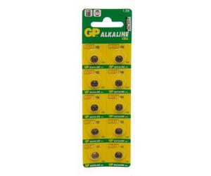 GPBM Carte de 10 piles LR41 Alcaline