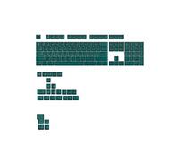 Glorious Gaming - Touches GPBT Basics en PBT, 8 Coloris, Totem Green, ineffaçables, pour claviers mécaniques Custom formats 100, 75, 65 et 60%, ANSI ou ISO, Disposition américaine QWERTY