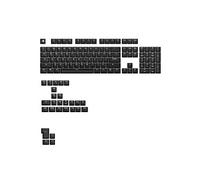 Glorious Gaming - Touches GPBT Basics en PBT, 8 Coloris, Classic Black, ineffaçables, pour claviers mécaniques Custom formats 100, 75, 65 et 60%, ANSI ou ISO, Disposition américaine QWERTY