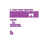 Glorious Gaming - Touches GPBT Basics en PBT, 8 Coloris, Epic Purple, ineffaçables, pour claviers mécaniques Custom formats 100, 75, 65 et 60%, ANSI ou ISO, Disposition américaine QWERTY