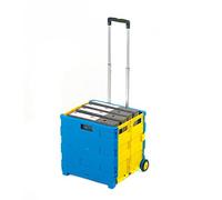 GPC Grande boîte pliable Camion Gi041y - Bleu et jaune, Lot de 1