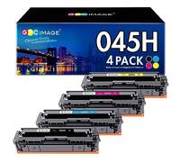 GPC Image 045H Cartouche de Toner Compatible pour Canon 045H 045 pour Canon i-Sensys MF633cdw MF635cx LBP611cn LBP613cdw MF631cn imageCLASS MF632cdw MF634cdw LBP612cdw (4 Pack)