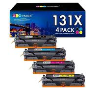 GPC Image Compatible Cartouche de Toner Remplacement pour HP 131X 131A CF210X CF211A CF213A CF212A pour HP Laserjet Pro 200 Color M251n M251nw MFP M276n M276nw (Noir Cyan Magenta Jaune, 4-Pack)