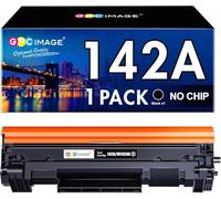 GPC IMAGE Toner 142A Compatible avec HP 142A Noir 142X, pour HP Laserjet MFP M140w Toner M110w M110 MFP M140 MFP M139w M139 W1420A W1420X (Pas de Puce, 1 Noir)