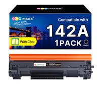 GPC Image 142A Toner avec Puce Compatible pour HP 142A 142X W1420A W1420X Toner pour Laserjet MFP M110 M110w M140 M140w M139w (1-Pack)