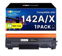 GPC Image 142A Toner avec Puce Compatible pour HP 142A W1420A pour M110w | Pour HP LaserJet MFP M110w M140w M140 M110 M139 M139a M139w (1 Pack Noir)