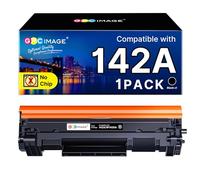 GPC Image 142A Cartouche de Toner Compatible pour HP 142A 142X W1420A W1420X Toner pour Laserjet MFP M110 M110w M110we M140 M140w M140we M139 MFP139we (Noir, 1-Pack, sans Puce)