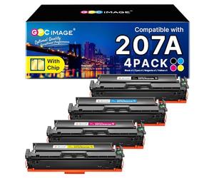 GPC Image 207A 207X Toner avec Puce Compatible pour HP 207A MFP M283fdw