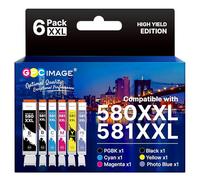 GPC Image 580 581 XXL Cartouche Compatible pour Canon CLI 581 PGI 580 XXL