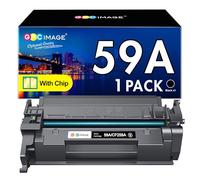 GPC IMAGE 59A CF259A Toner (avec Puce) Compatible avec HP 59A CF259A 59X CF259X pour HP Laserjet Pro M404dw Toner M404dn Toner MFP M428dw M428fdw M428fdn M428 M404n M304 M404 Noir 1 Paquet