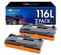 GPC Image D116L MLT-D116L Cartouche de Toner Remplacement Compatible pour Xpress SL M2835DW M2825ND M2825DW M2885FW M2675 M2675FN M2875FD M2625 M2625D M2626 M2626D M2676 M2825 (Noir,2-Pack)