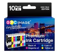 GPC Image 405XL Multipack Cartouche d'encre Compatibles pour Epson 405 XL 405XL Noir pour Epson Workforce Pro WF-3820 WF-3825 WF-4820 WF-4825 WF-7310 WF-7830 WF-7835 WF-7840 (10 Pack)