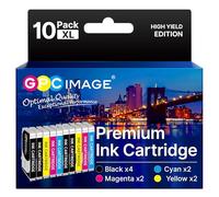GPC Image 603XL Compatible Cartouches d'encre Remplacement pour Epson 603 603 XL pour Expression Home XP-2100 XP-2105 XP-4105 XP-3100 XP-3105 XP-4100 Workforce WF-2830 WF-2835 WF-2810 (10-Pack)