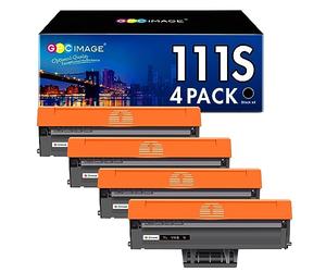 GPC Image D111S Compatible Cartouche de Toner Remplacement pour Samsung MLT-D111S D111L pour Xpress M2070 M2070W M2026 M2026W M2070FW M2020 M2020W M2022 M2022W (Noir, 4-Pack)