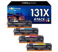GPC Image Flex 131X, Compatible avec HP Laserjet Pro 200 Color MFP M276nw pour HP 131A 131, HP Laserjet Pro 200 Color M276n M251n M251nw M276 M251 276nw 276n (Lot de 4)