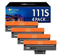 GPC Image MLT-D111S Toner Compatible pour Samsung MLT-D111S pour M2070W | Pour Samsung Xpress M2070 M2070W M2026 M2026W M2022 M2022W M2020 M2020W (4 Packs Noir)