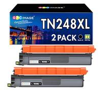 GPC Image TN-248XL TN248XL Cartouches de Toner Compatible pour Brother TN-248 TN-248BK TN248XL pour Brother DCP-L3560CDW DCP-L3520CDWE L3520CDW MFC-L3760CDW L3740CDWE L3740CDW (Noir, 2 Pack)
