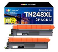 GPC Image TN-248XLBK TN248XL BK TN248 Toner Compatible pour Brother TN-248 TN-248BK TN248XL pour Brother DCP-L3560CDW MFC-L3760CDW HL-L3240CDW MFC-L8390CDW MFC-L3740CDWE DCP-L3520CDWE (2 Pack)