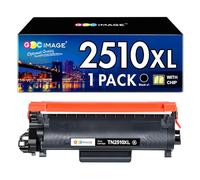 GPC Image TN-2510XL TN2510XL avec Puce Cartouches de Toner Compatible pour Brother TN-2510XL TN2510XL TN2510 pour DCP-L2627DWE L2627DW L2665DW L2620DW L2400DWE MFC-L2800DW L2835DW HL-L2445DW (1 Pack)