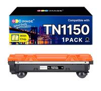 GPC Image TN1150 Toner Compatible pour Brother TN-1150 TN1150 pour Brother HL-L1240W DCP-L1640W HL-L1242W HL-L1242WXL DCP-L1642W DCP-L1642WXL DCP-L1660W (Noir, 1 Pack)