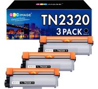 GPC Image TN2320 TN-2320 Cartouche de Toner Compatible pour TN2310 TN-2310 pour Brother DCP-L2520DW MFC-L2700DW DCP-L2500D L2540DN L2560DW HL-L2300D L2340DW L2360DN L2365DW MFC-L2720DW L2740DW,3 Pack