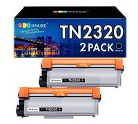 GPC Image TN2320 TN-2320 Cartouche de Toner Remplacement pour Brother TN2310 TN-2310 pour DCP-L2520DW MFC-L2720DW MFC-L2700DW MFC-L2700DN DCP-L2560DW DCP-L2500D L2740DW (Noir, 2-Pack)