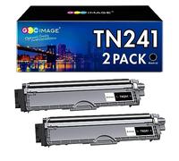 GPC Image Cartouches de toner TN-241 compatibles pour Brother – Noir 2 Pack