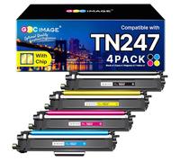 GPC Image TN247 TN-243CMYK DCP-L3550CDW Toner Compatible pour Brother TN243 TN243CMYK TN-243 TN-243BK TN247BK pour MFC-L3750CDW MFC-L3770CDW HL-L3210CW MFC-L3710CW HL-L3230CDW DCP-L3510CDW (4-Pack)